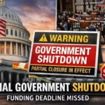 partial government shutdown air travel