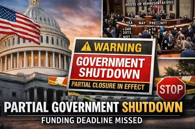 partial government shutdown air travel