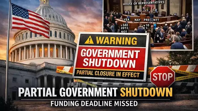 partial government shutdown air travel